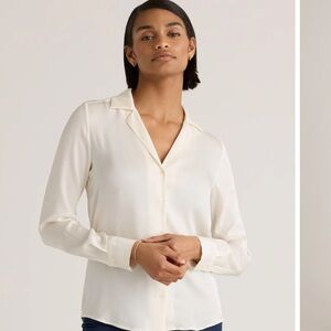 Quince washable silk shirt